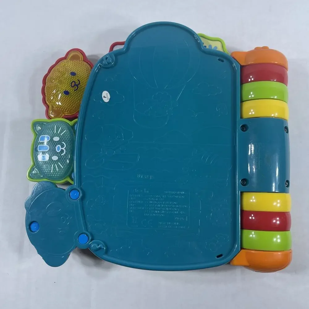 VTech Rhyme and Discover‎ Story Book Lights & Sound with Batteries TESTED Works!